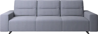 Hampton sofa with adjustable back and storage on the right side