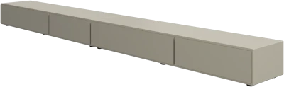 Lugano base cabinet with drawers and drop down doors