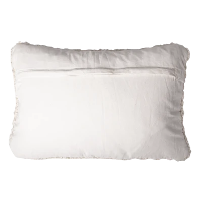 Bouclé heavy cushion